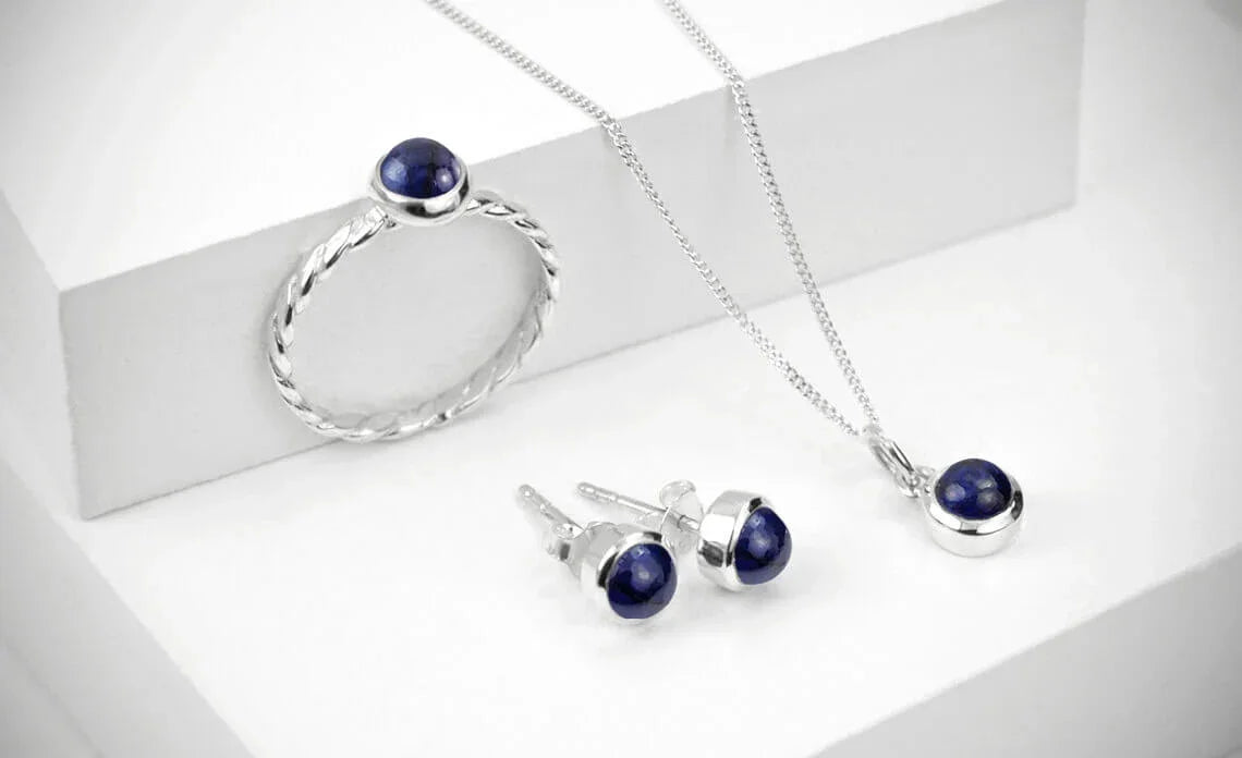 September Birthstone the Blue Sapphire, the blue of the autumn sky