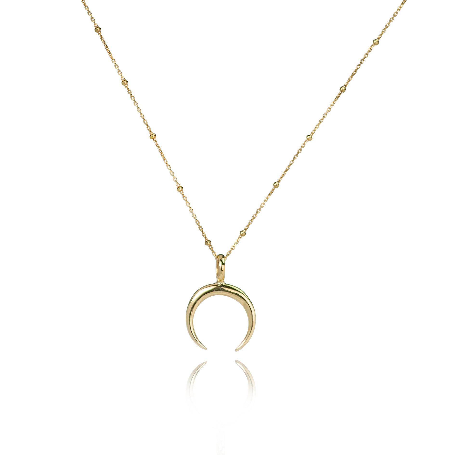 Intuition Charm Necklace In Gold Vermeil