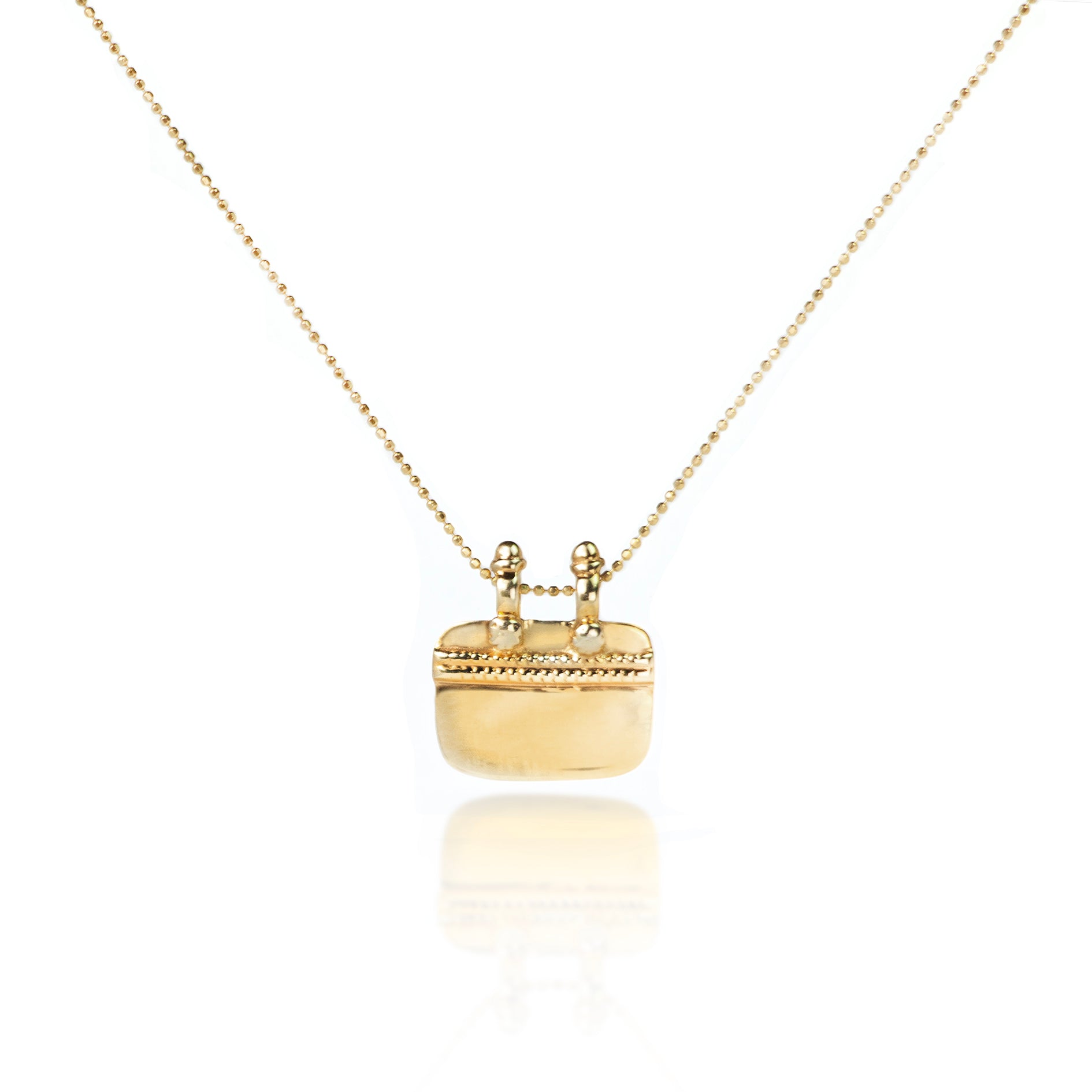 The Sanctuary Pendant Necklace In Gold Vermeil