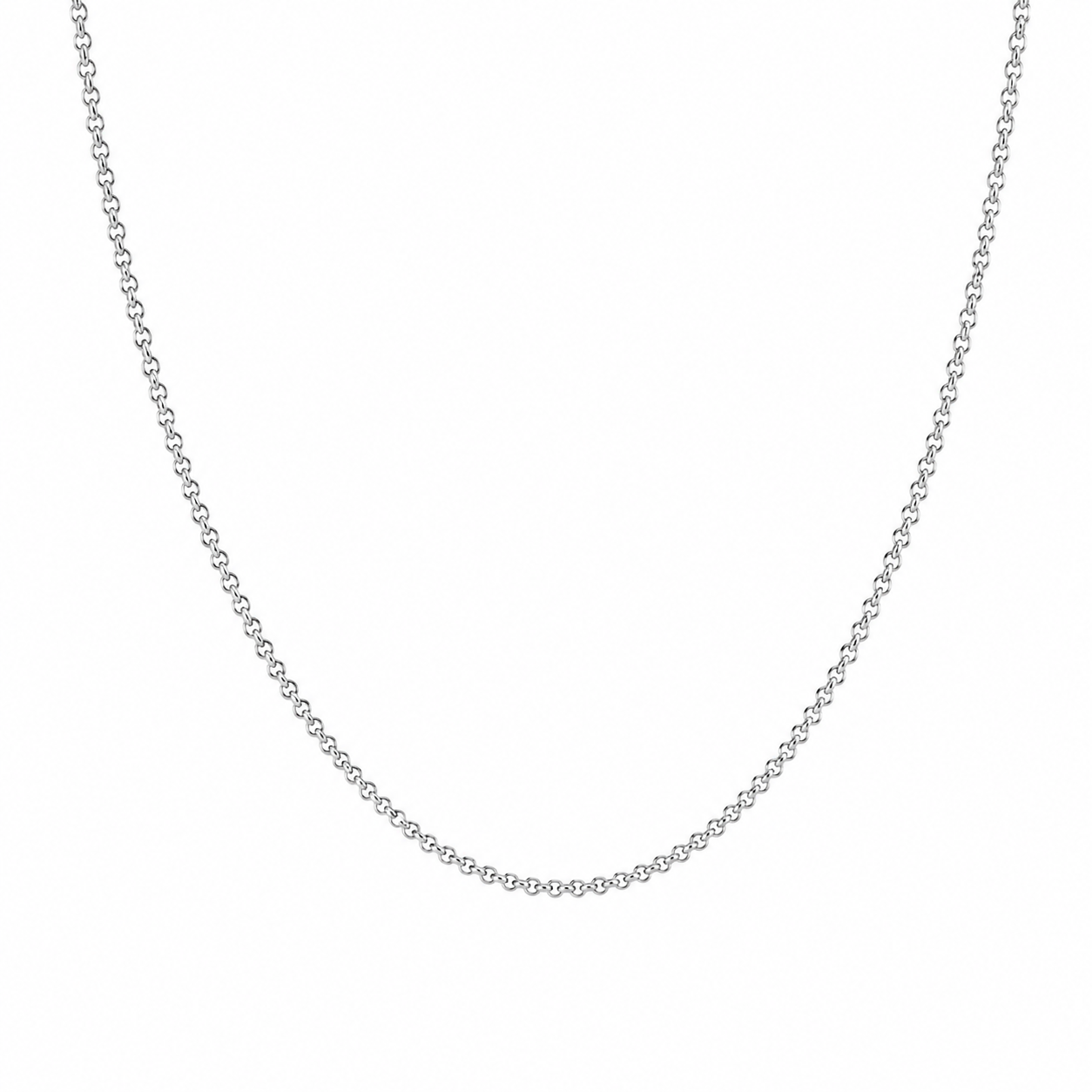 Fine Cable Chain in Sterling Silver
