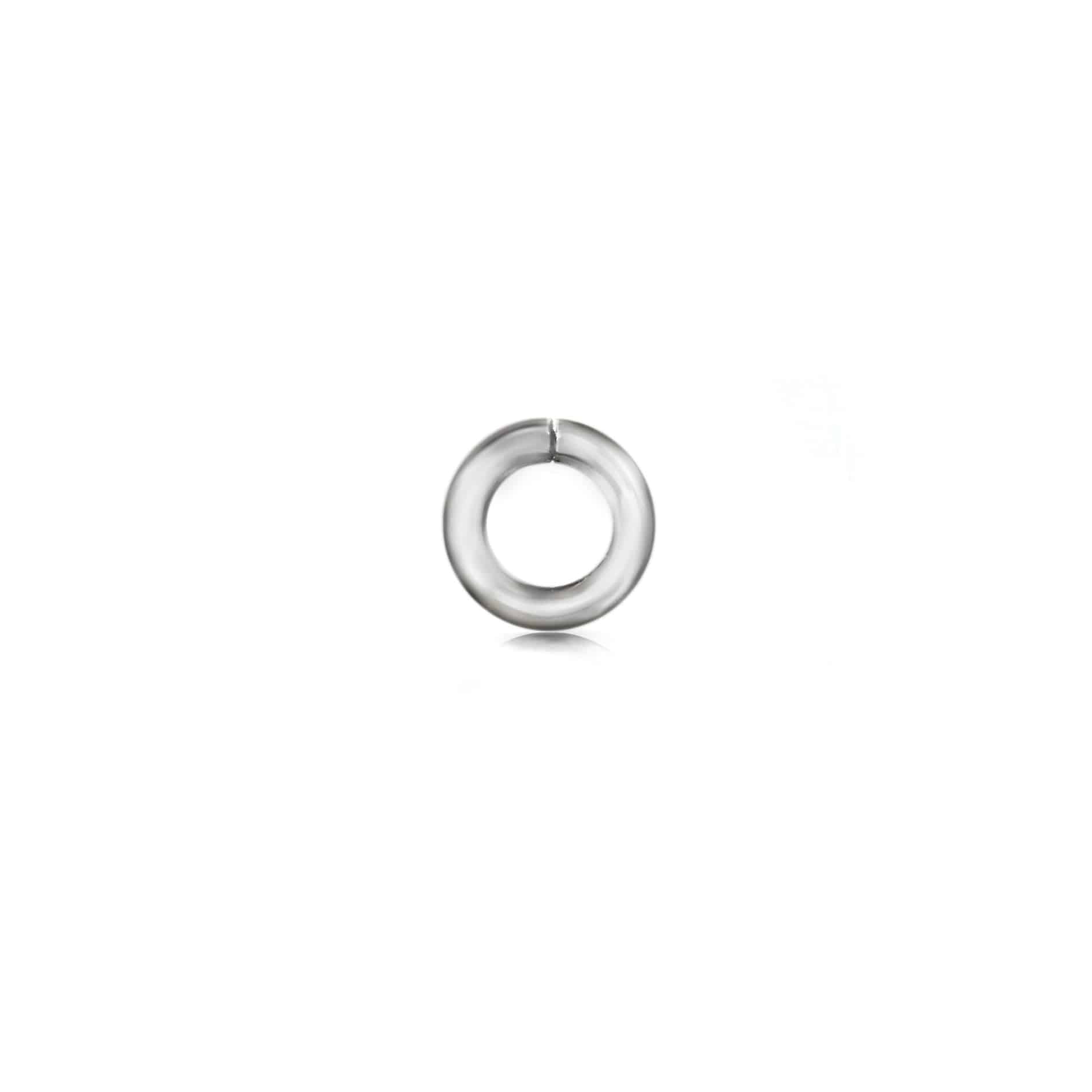 Extra Strong Open Jump Rings in Sterling Silver ‚10mm Diameter ‚2.5mm Thickness