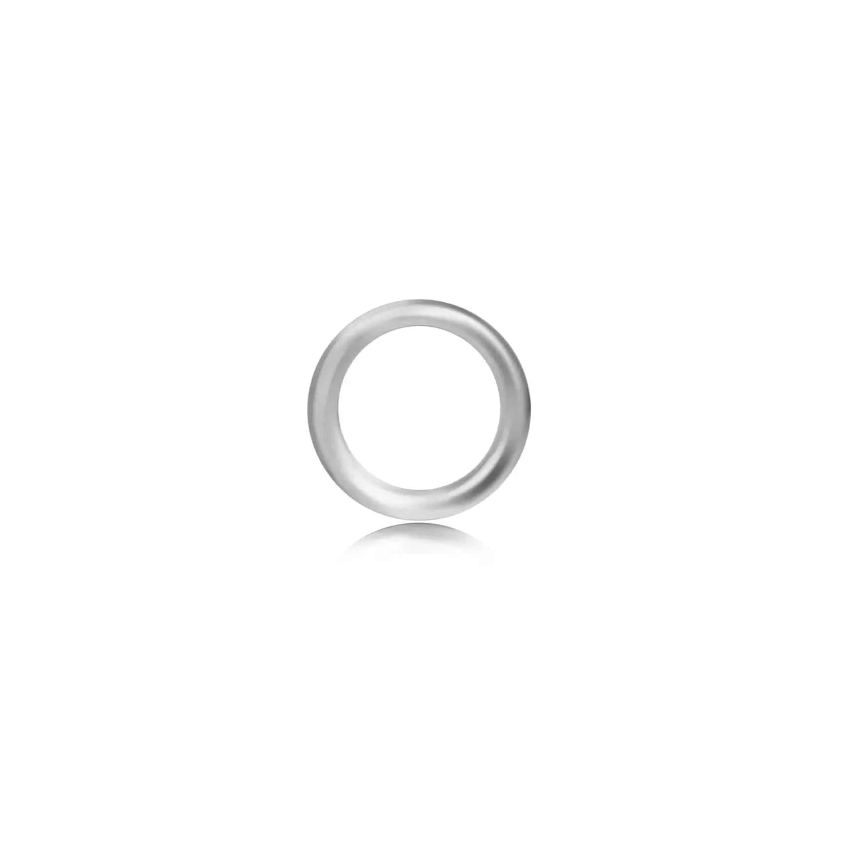 Strong Close Jump Rings in Sterling Silver ‚ 10mm Diameter ‚1.5mm Thickness