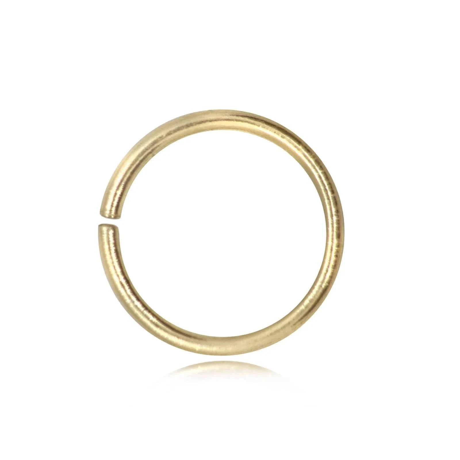 Open Jump Rings in Gold Vermeil - 8mm Diameter - 0.9mm Thickness
