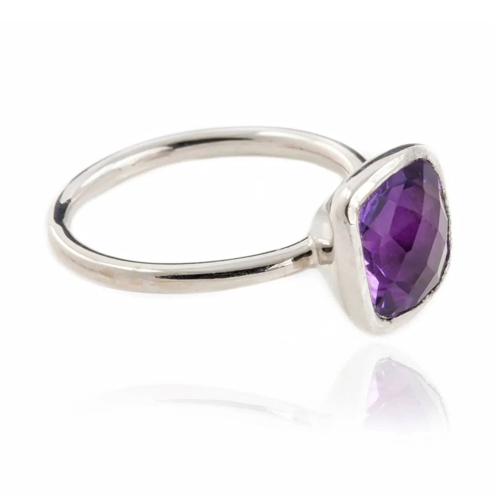 Desert Dusk Amethyst Ring in Sterling Silver
