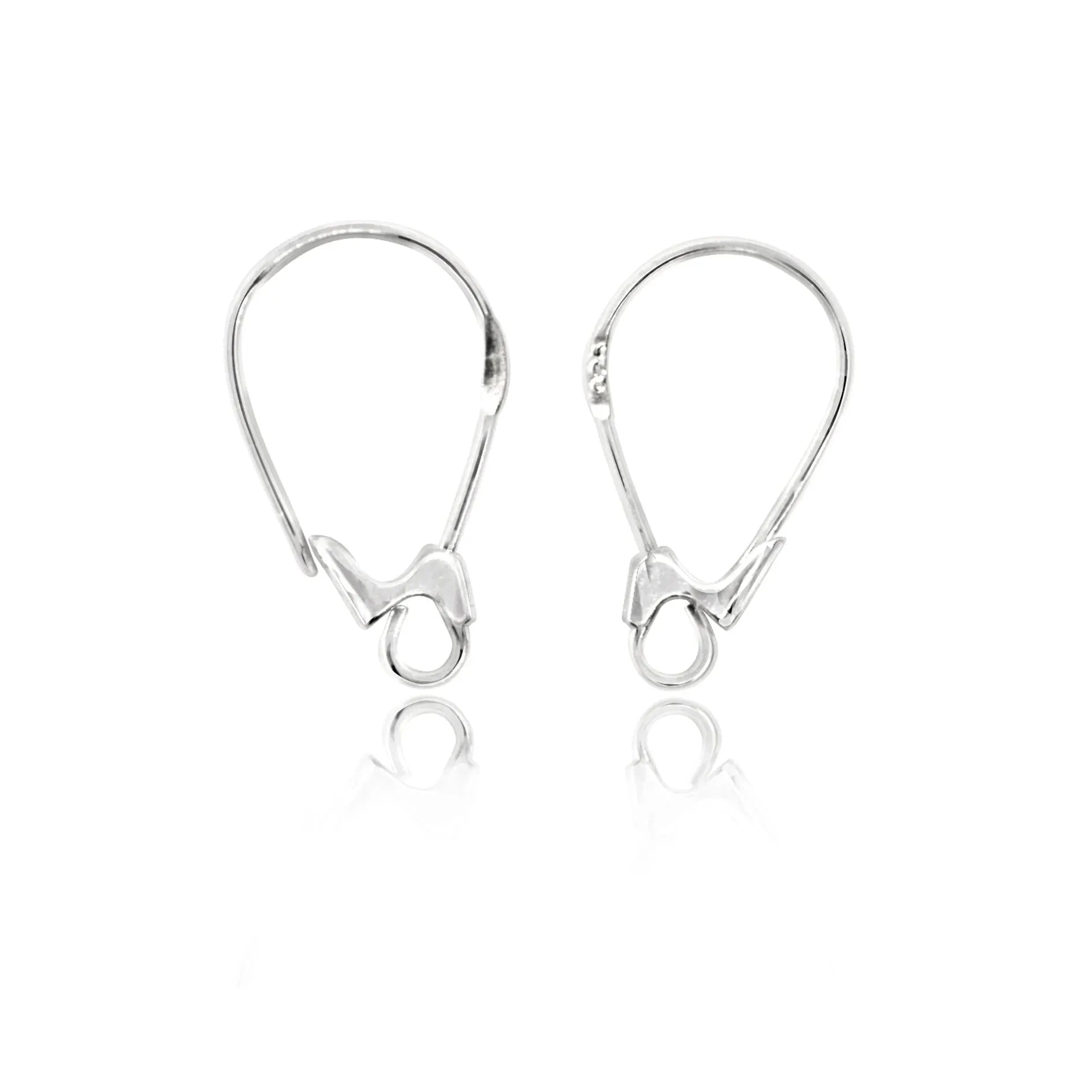 Leverback Earring Findings in 925 Sterling Silver
