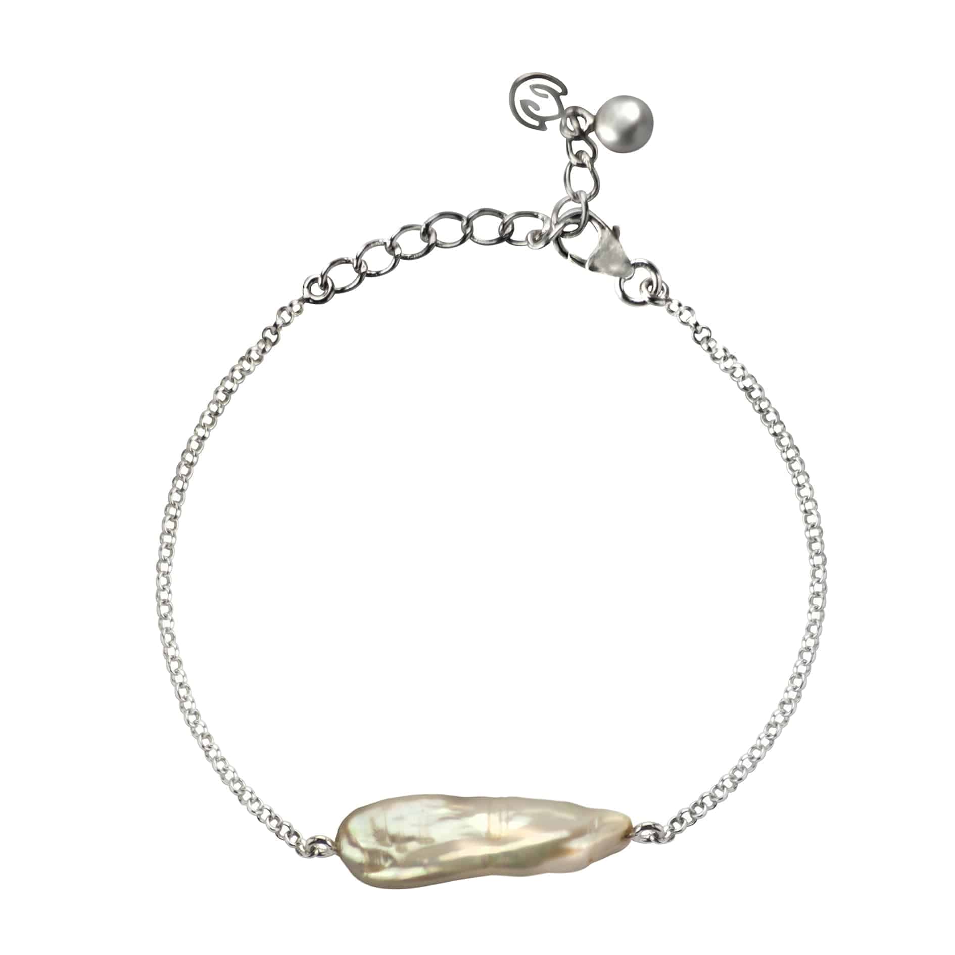 Fresh Water Pearl Bracelet in Sterling Silver