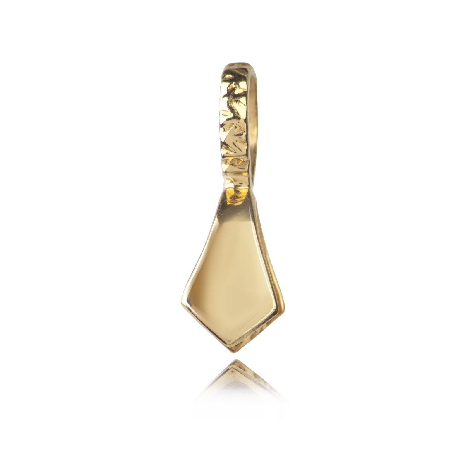 Simple Pendant Bail in Gold Vermeil