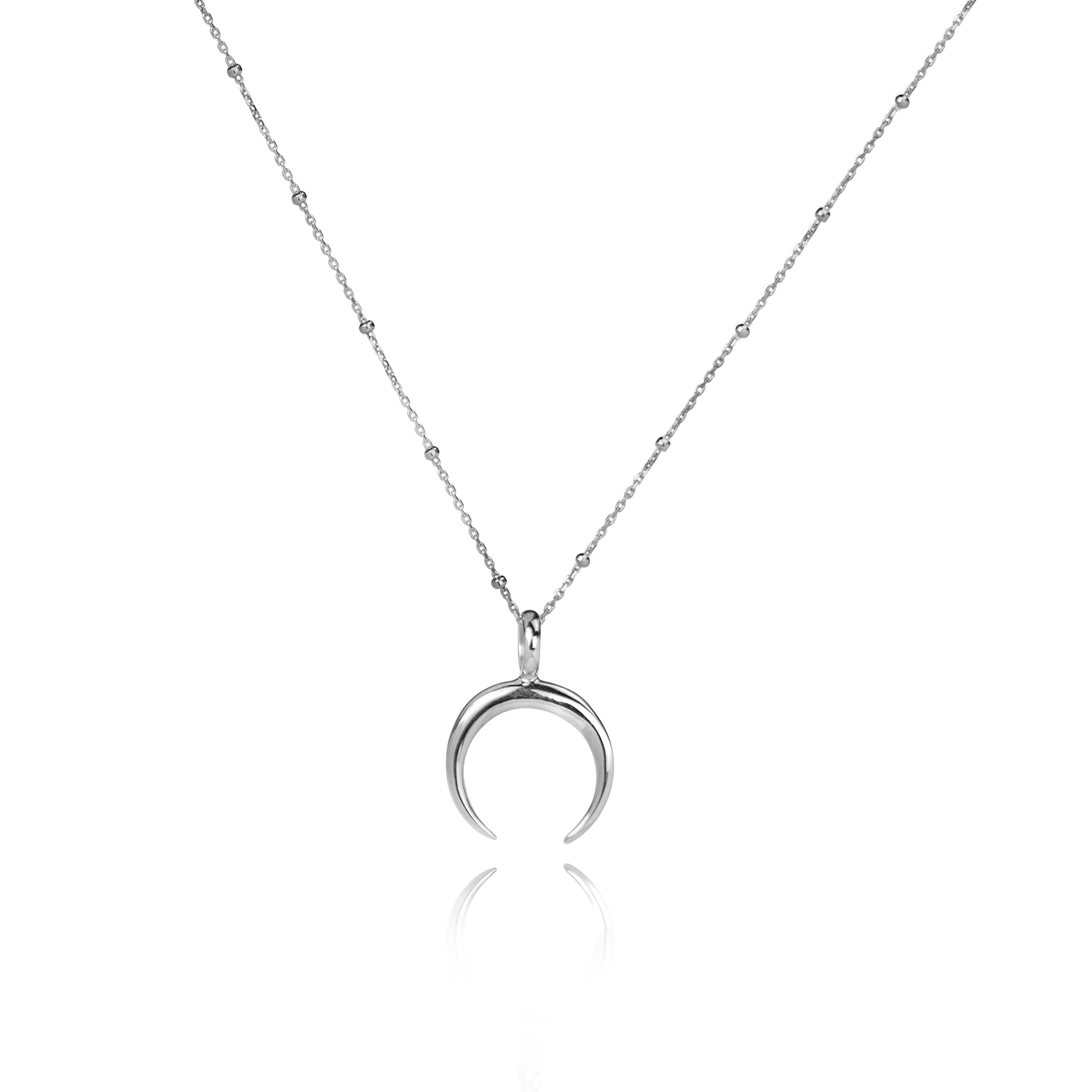 Intuition Charm Necklace In Sterling Silver