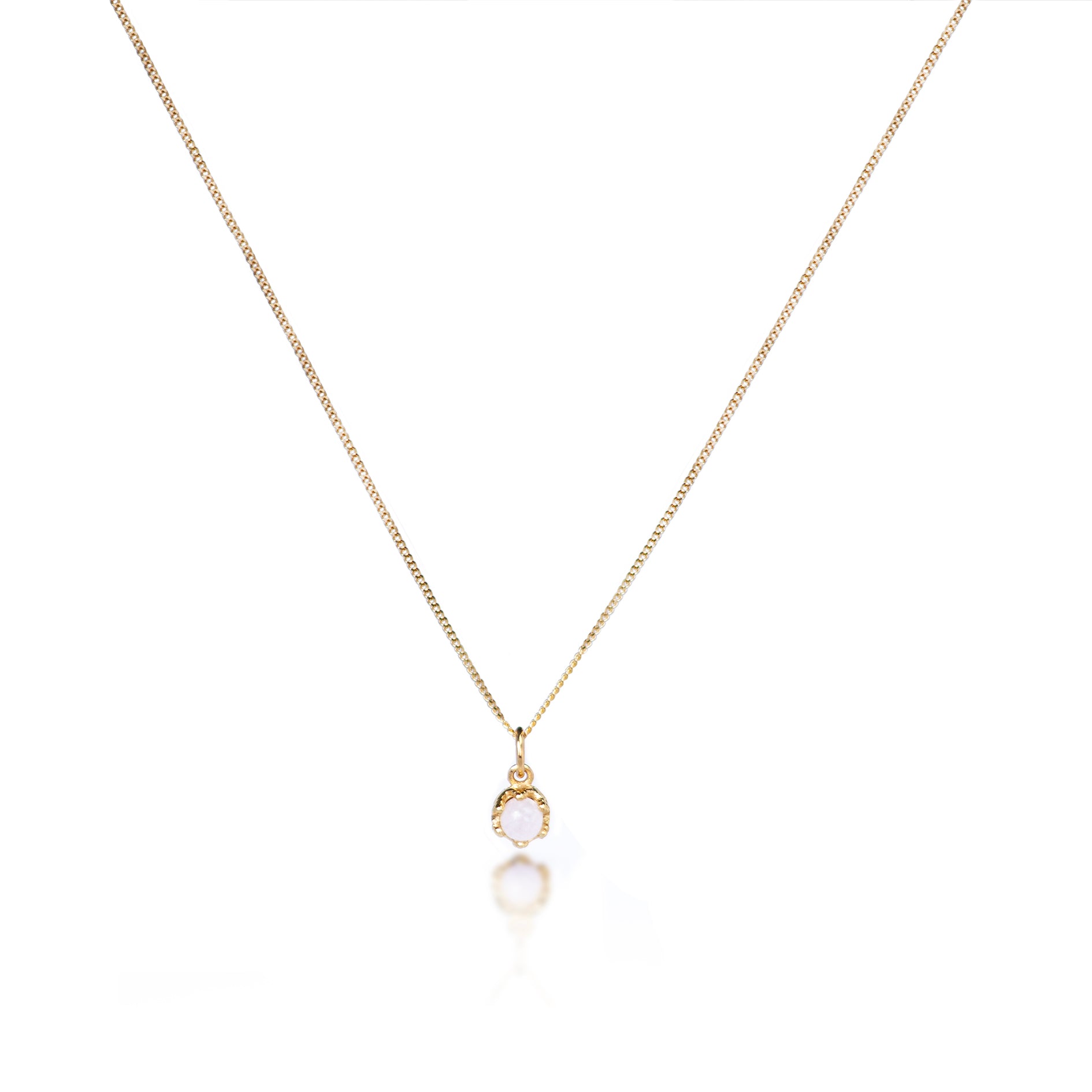 Celestial Tiara Charm with Moonstone In Gold Vermeil