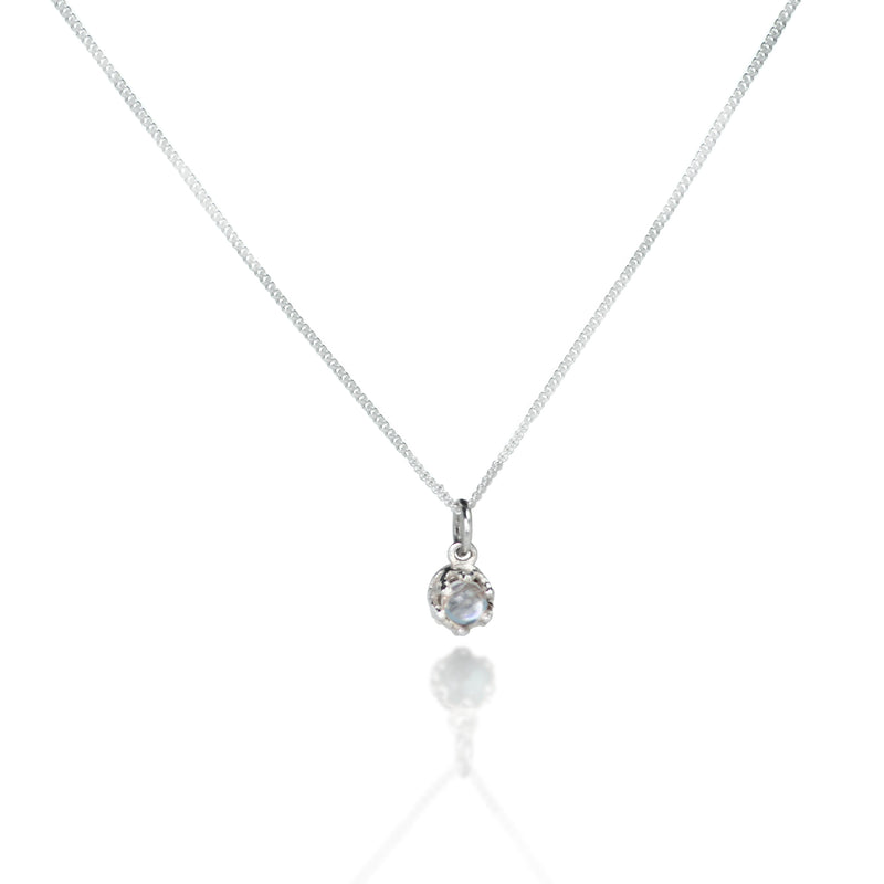 Celestial Tiara Charm with Moonstone In Sterling Silver