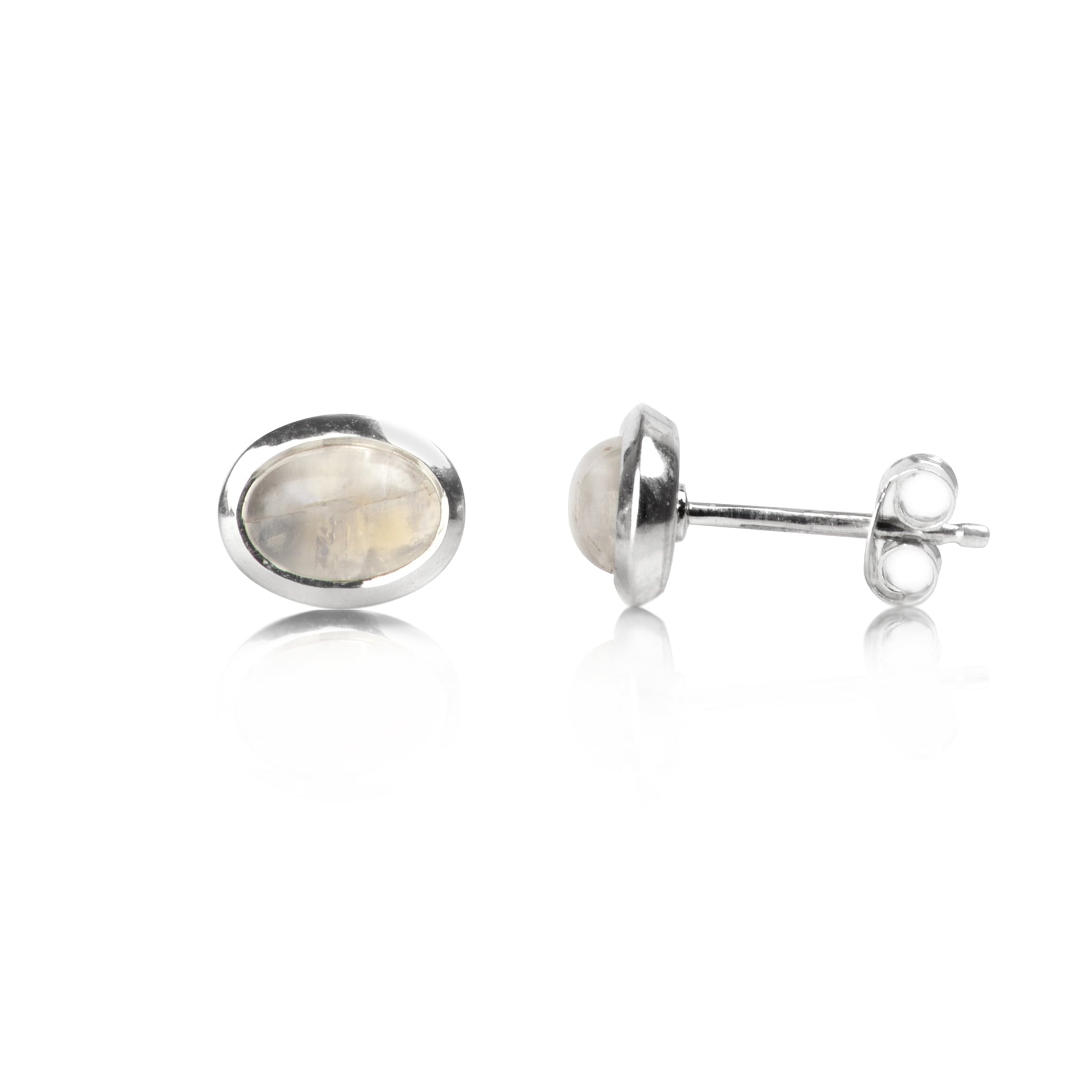 Oval Moonstone Jewellery Set in Sterling Silver
