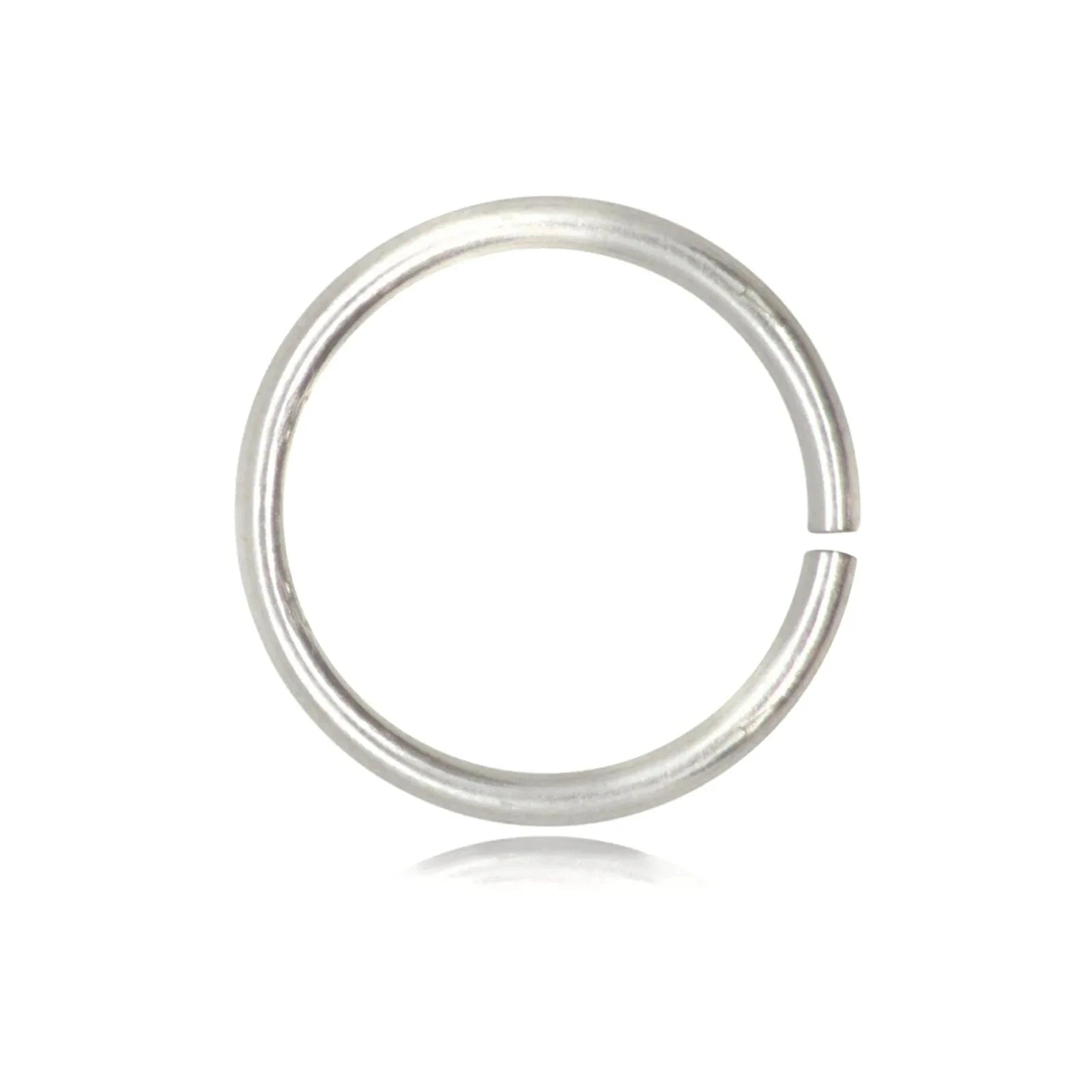 Open Jump Rings in 925 Sterling Silver - 6mm Diameter - 0.9mm Thickness