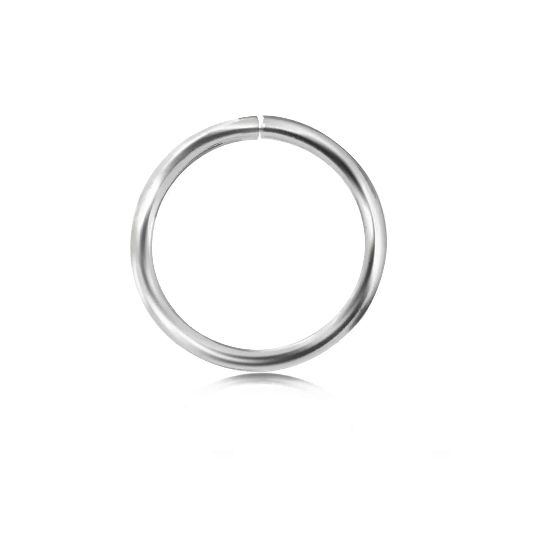 Extra Strong Open Jump Rings in Sterling Silver ‚25mm Diameter ,2.5mm Thickness
