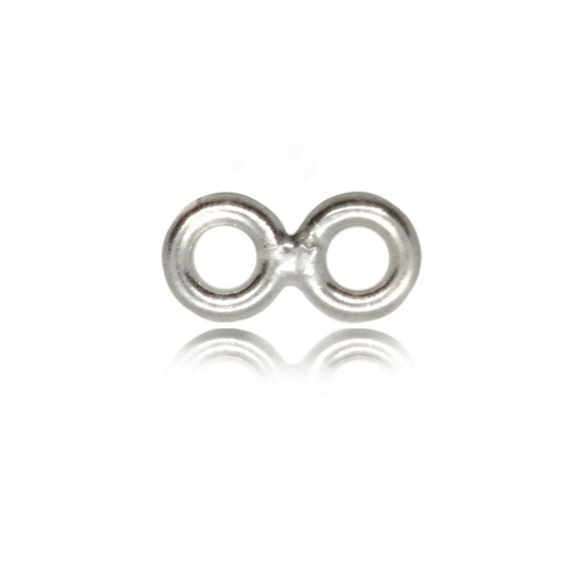 Number 8 Jump ring -4mm and 4mm- 1mm thickness
