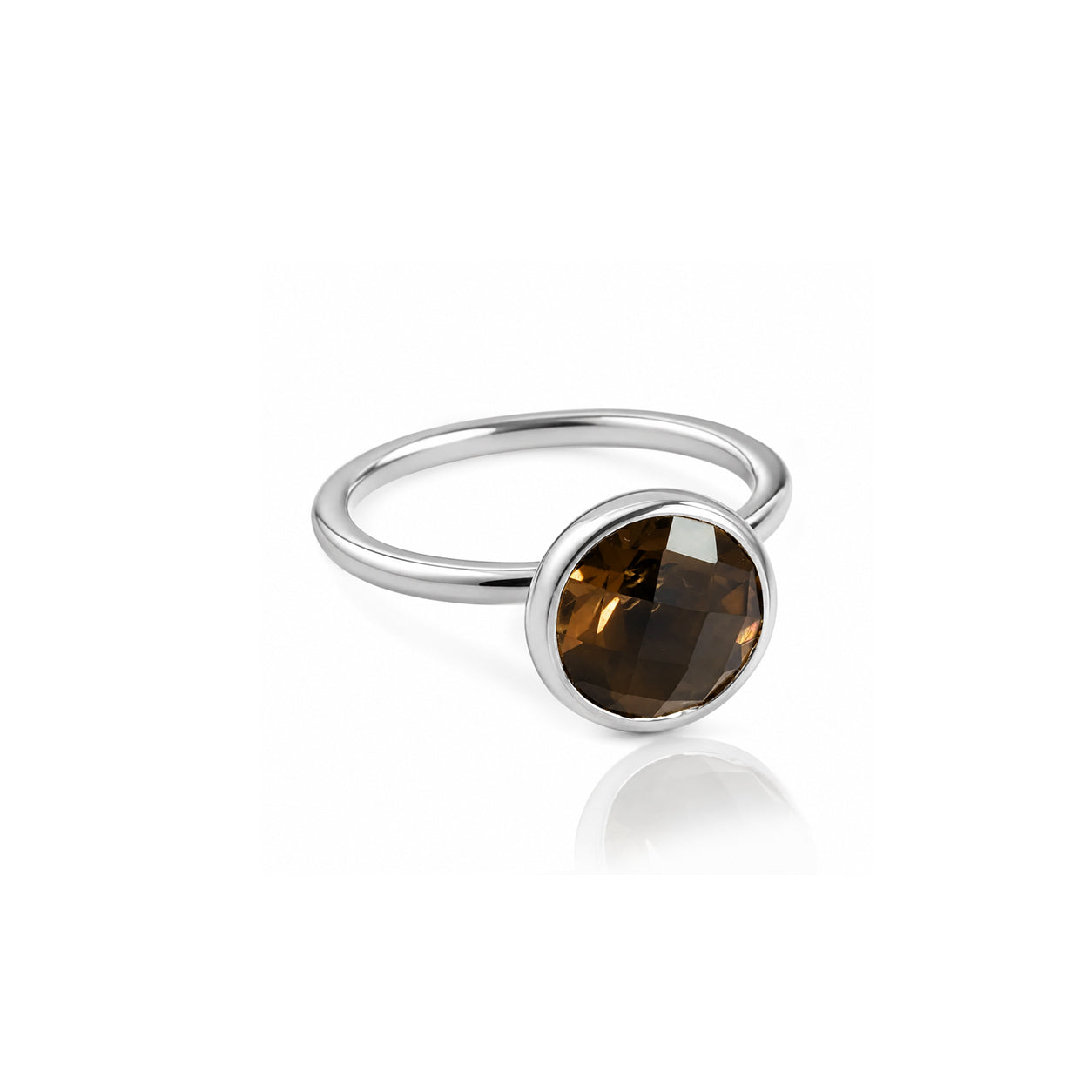 Desert Sand Quartz Ring in Sterling Silver