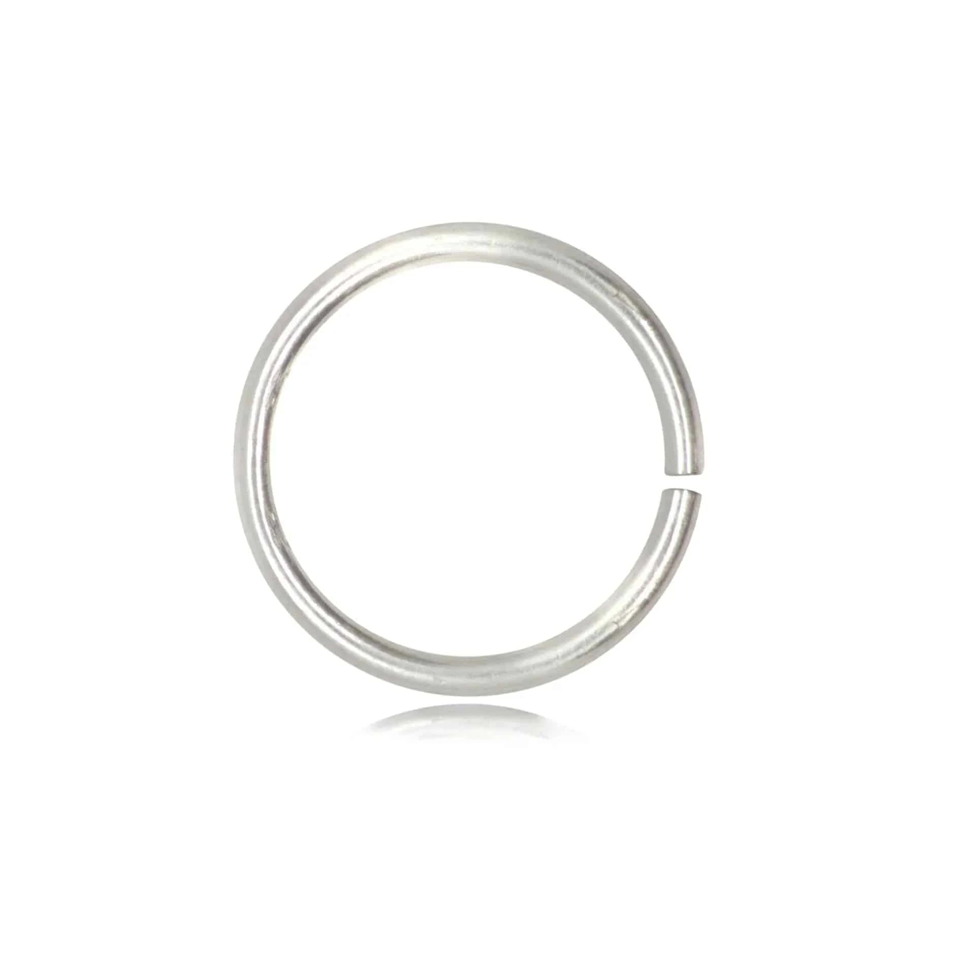 Strong Open Jump Rings in Sterling Silver - 6mm Diameter - 1.5mm Thickness