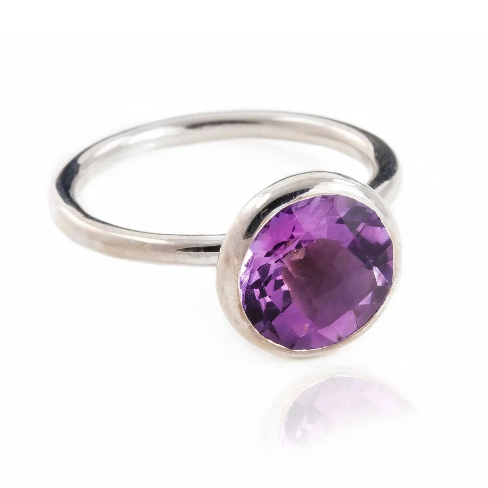 Desert Moon Quartz Ring in Sterling Silver