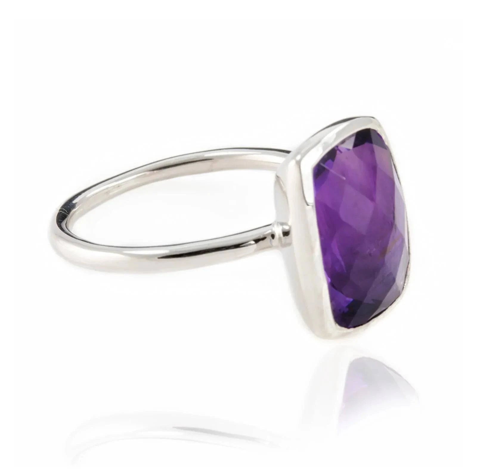 Desert Mirage Amethyst Ring in Sterling Silver