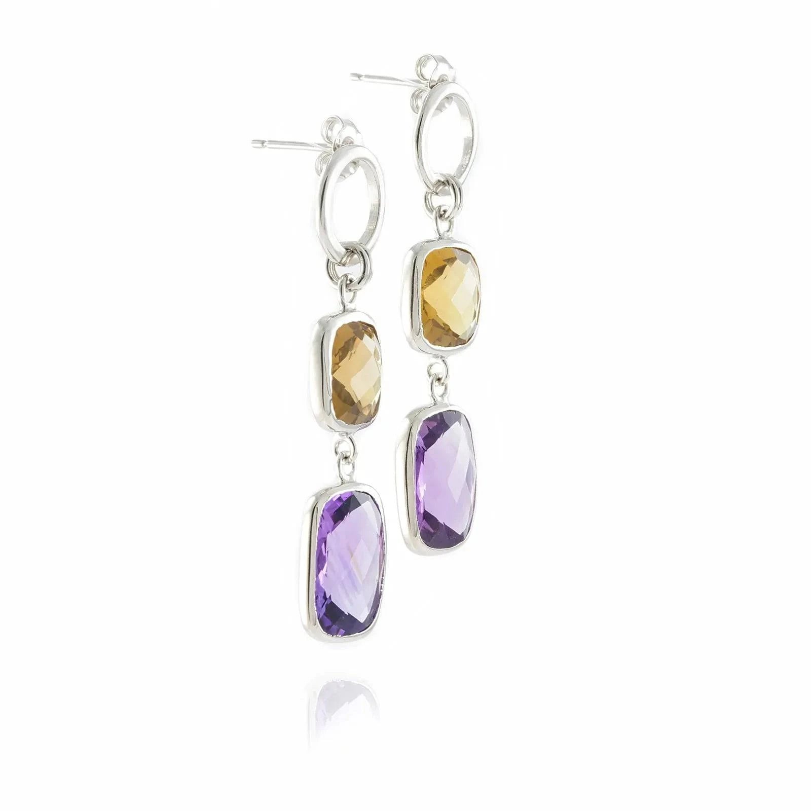 Desert Arabian Nights Chandelier Earrings in Sterling Silver