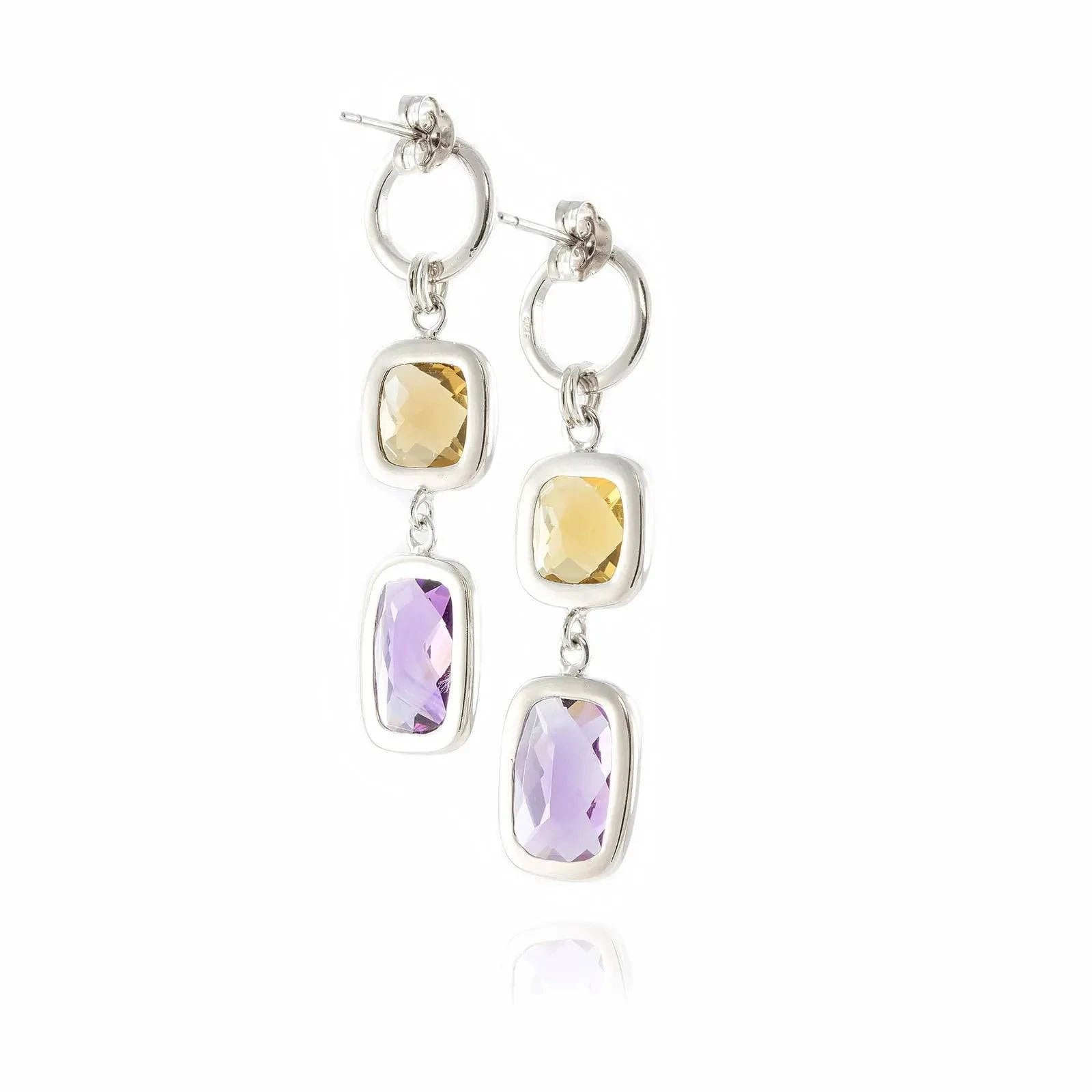 Desert Arabian Nights Chandelier Earrings in Sterling Silver