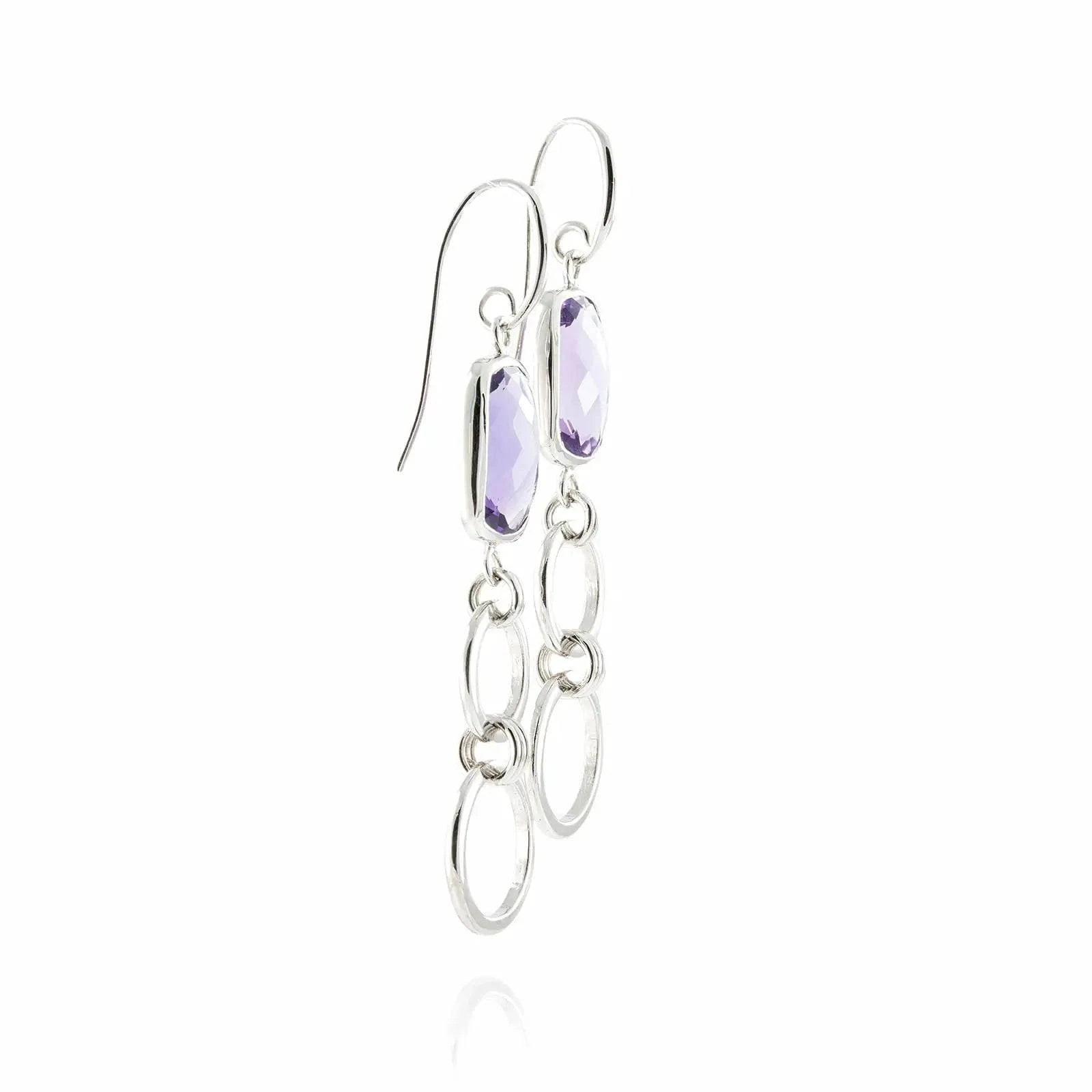 Desert Mystery Chandelier Earrings in Sterling Silver