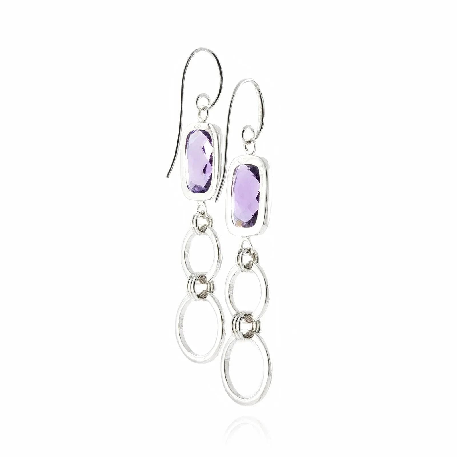 Desert Mystery Chandelier Earrings in Sterling Silver