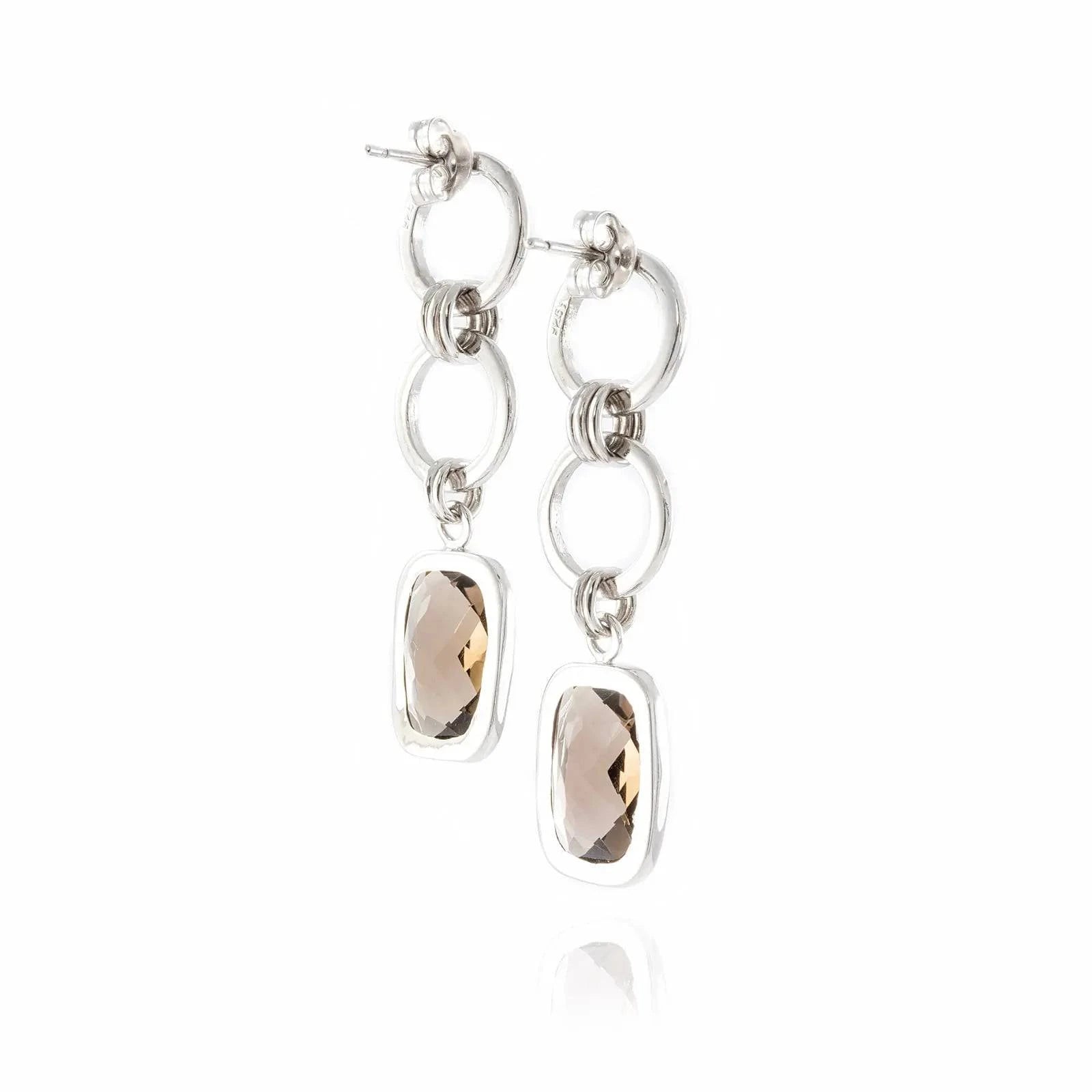 Desert Sunlight Chandelier Earrings in Sterling Silver