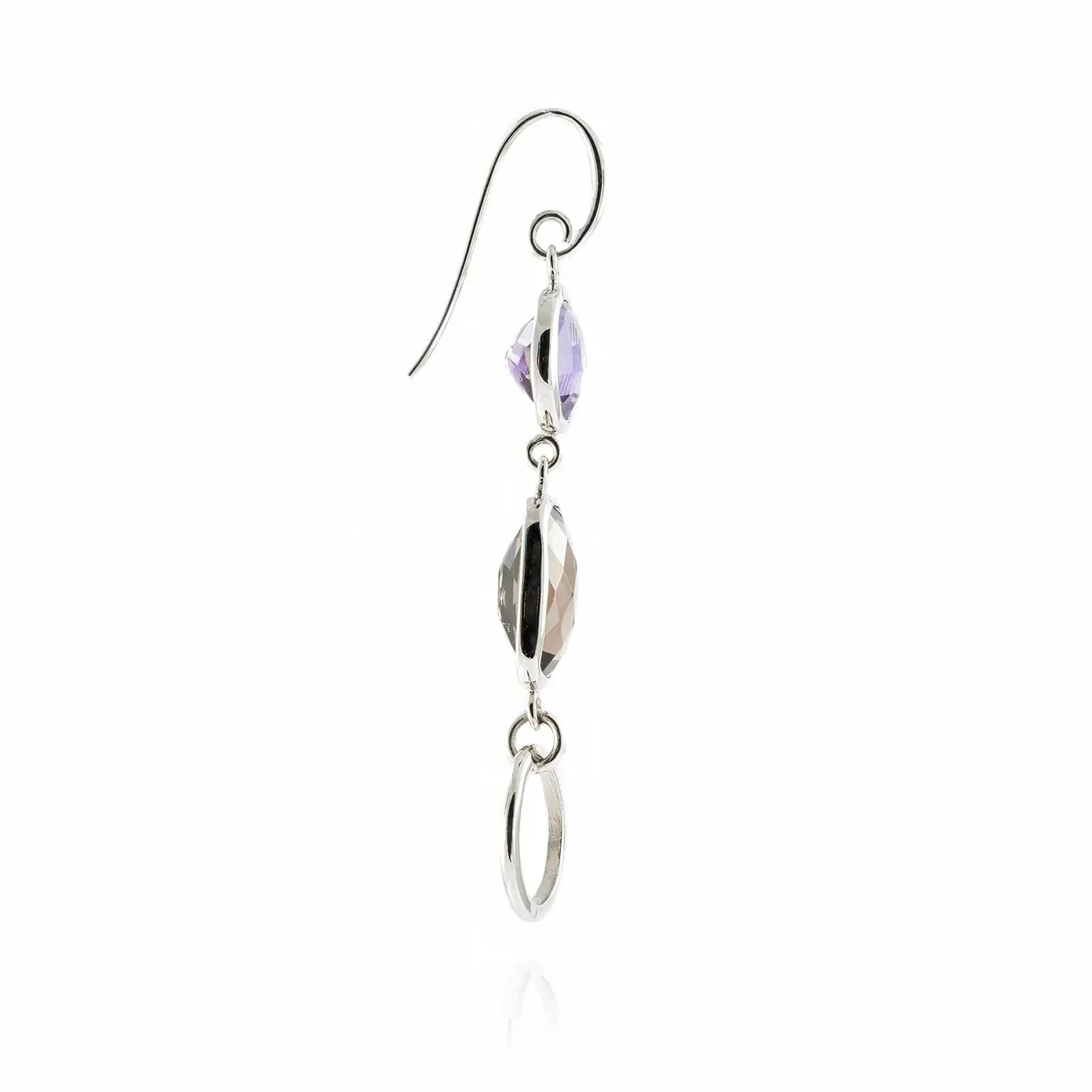 Desert Night's Queen Chandelier Earrings in Sterling Silver