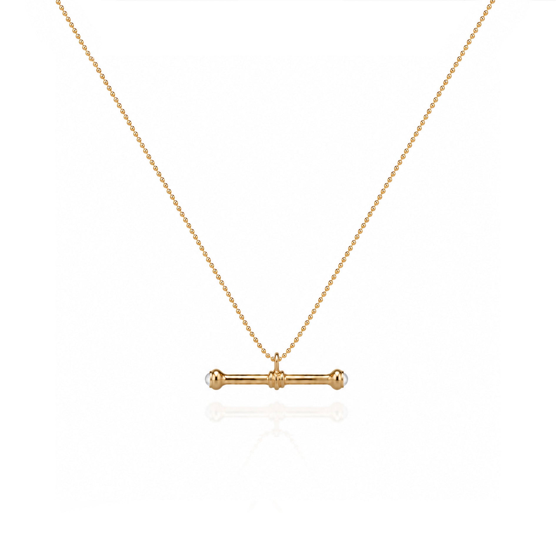 The Insight Sovereign Pendant Necklace In Gold Vermeil