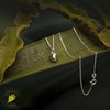 Acorn pendant necklace in sterling silver