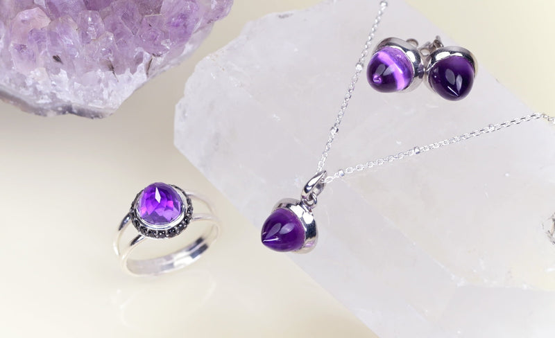 Amethyst jewellery