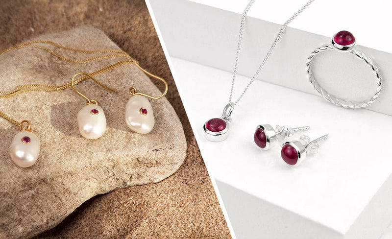 Ruby jewellery