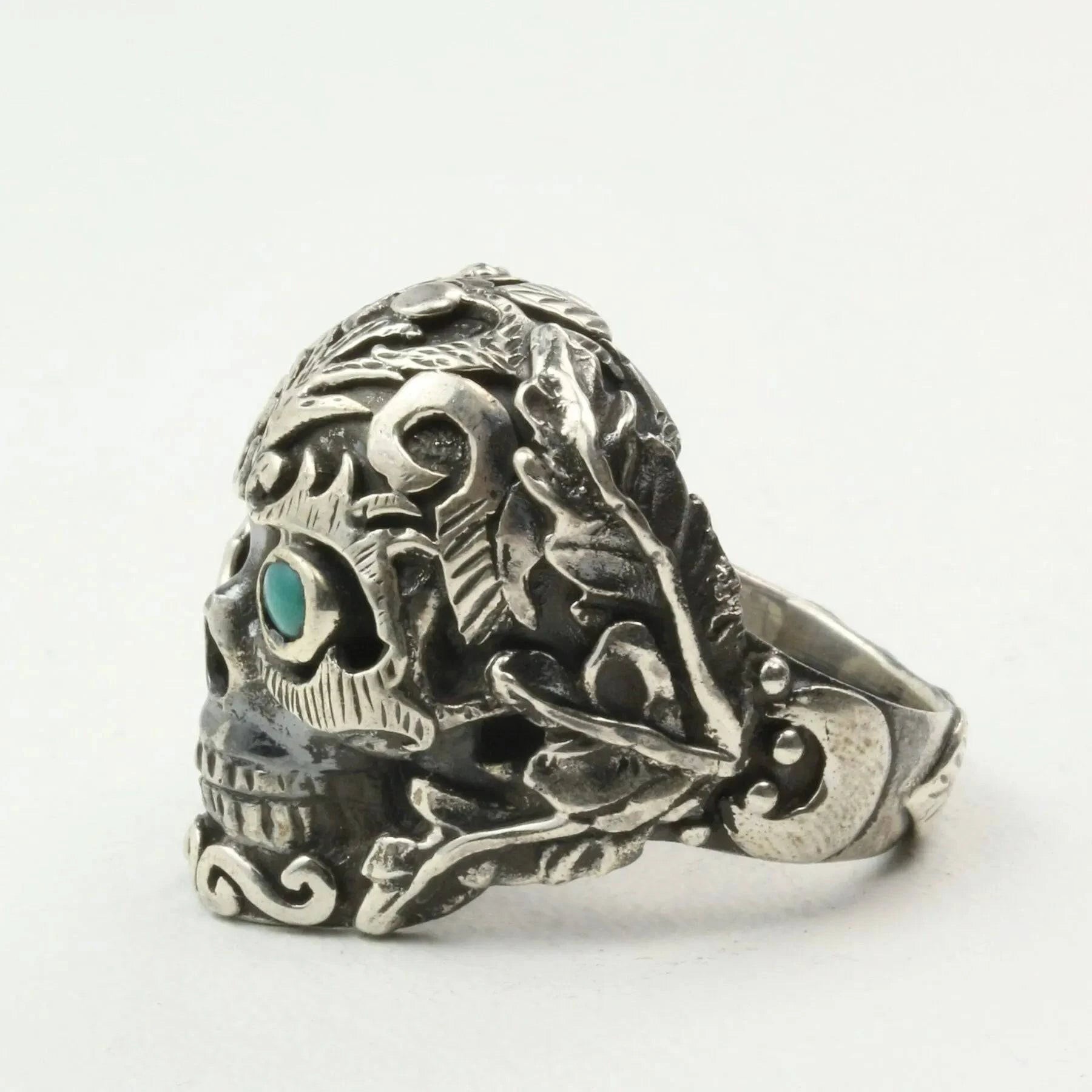 Mystic Moonlight Ring with Turquoise in Sterling Silver