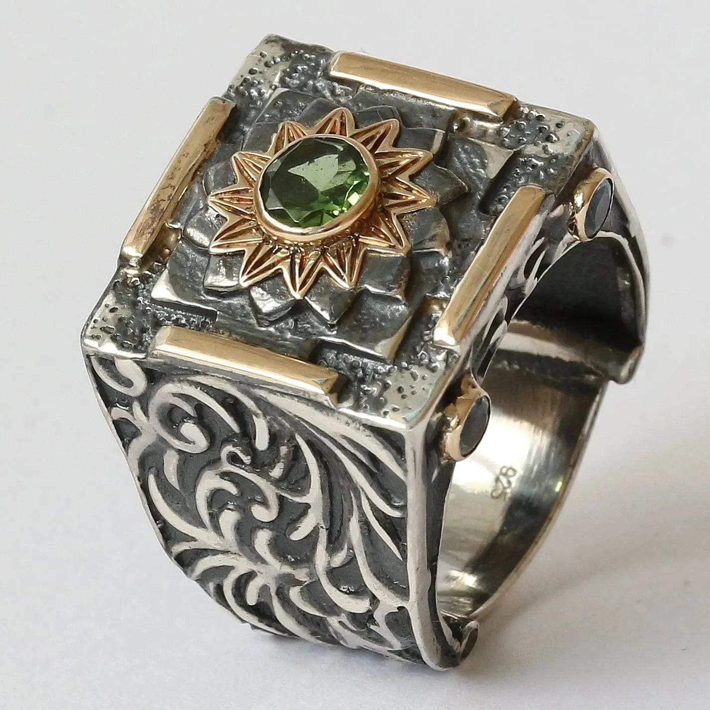 Mystic Evergreen Ring With Tsavorite