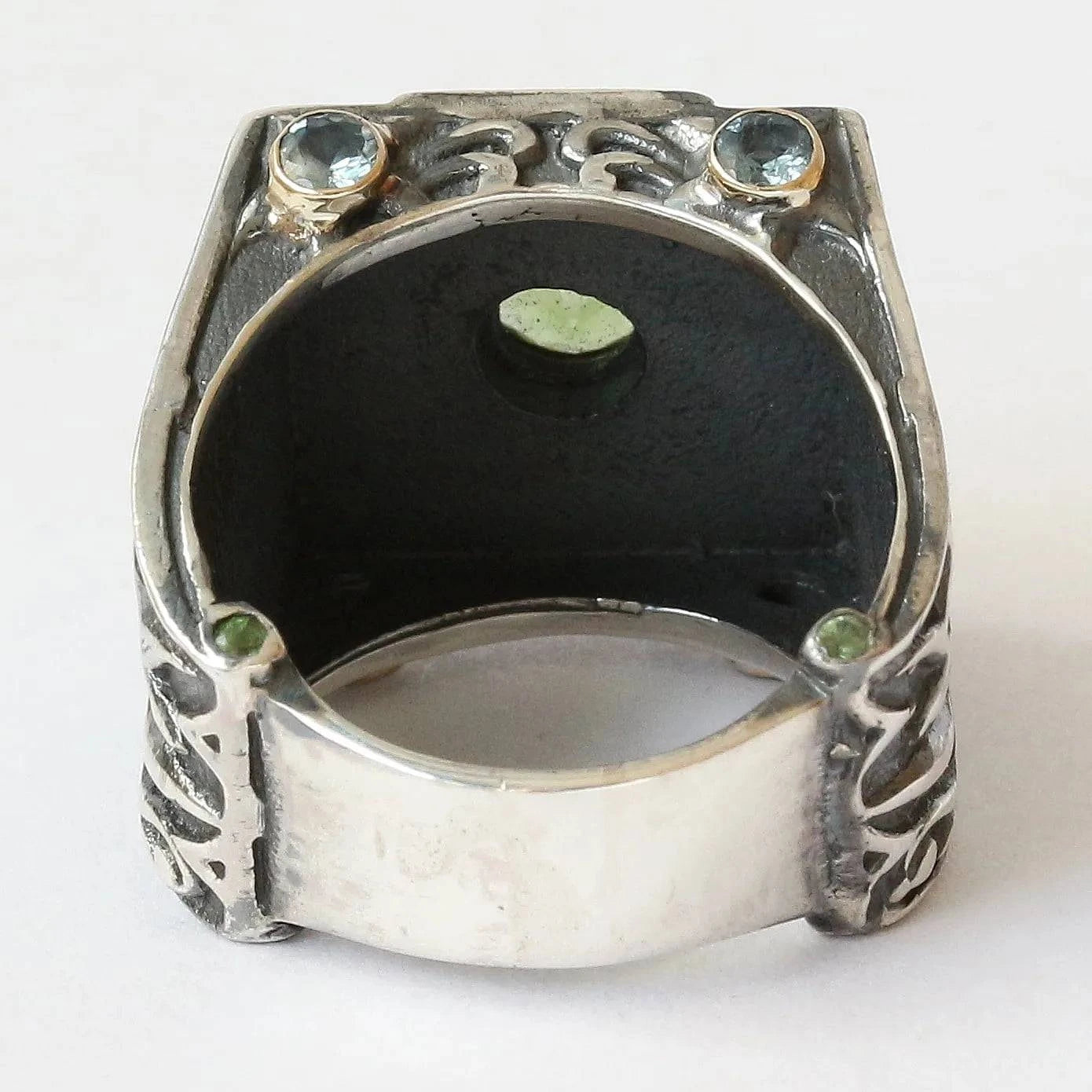 Mystic Evergreen Ring With Tsavorite
