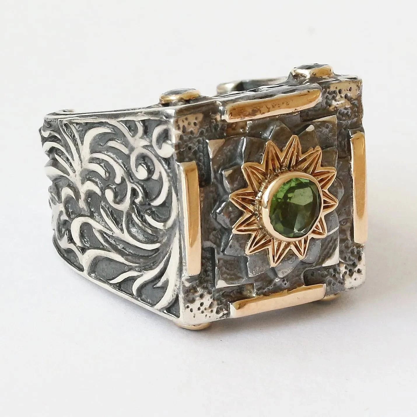 Mystic Evergreen Ring With Tsavorite