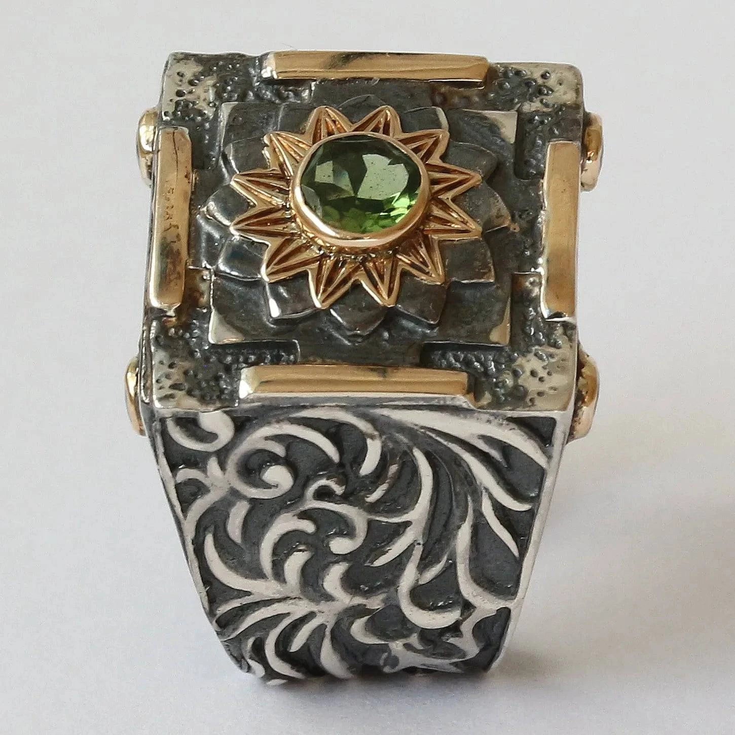 Mystic Evergreen Ring With Tsavorite