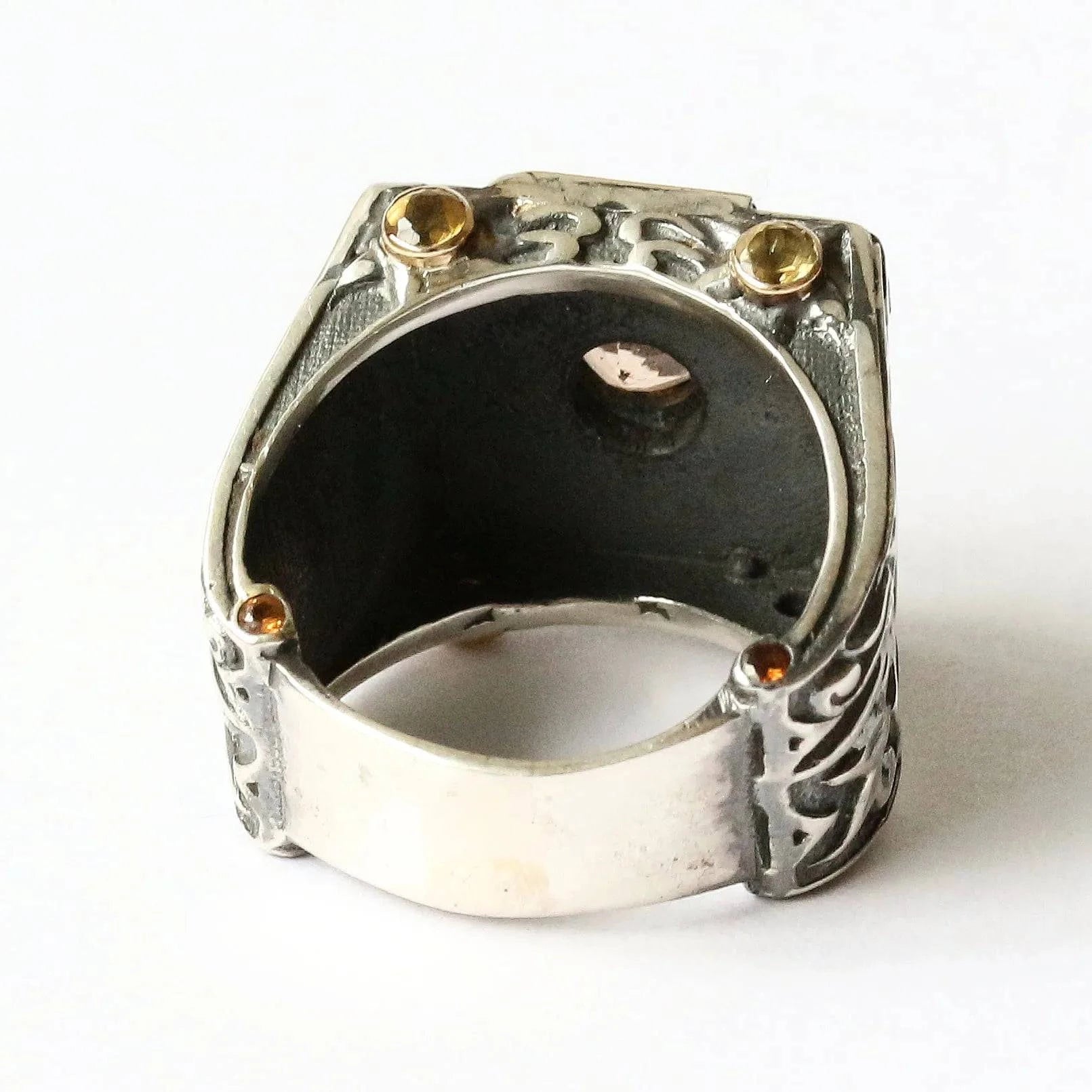 Mystic Forever Ring with Tourmaline and Citrine