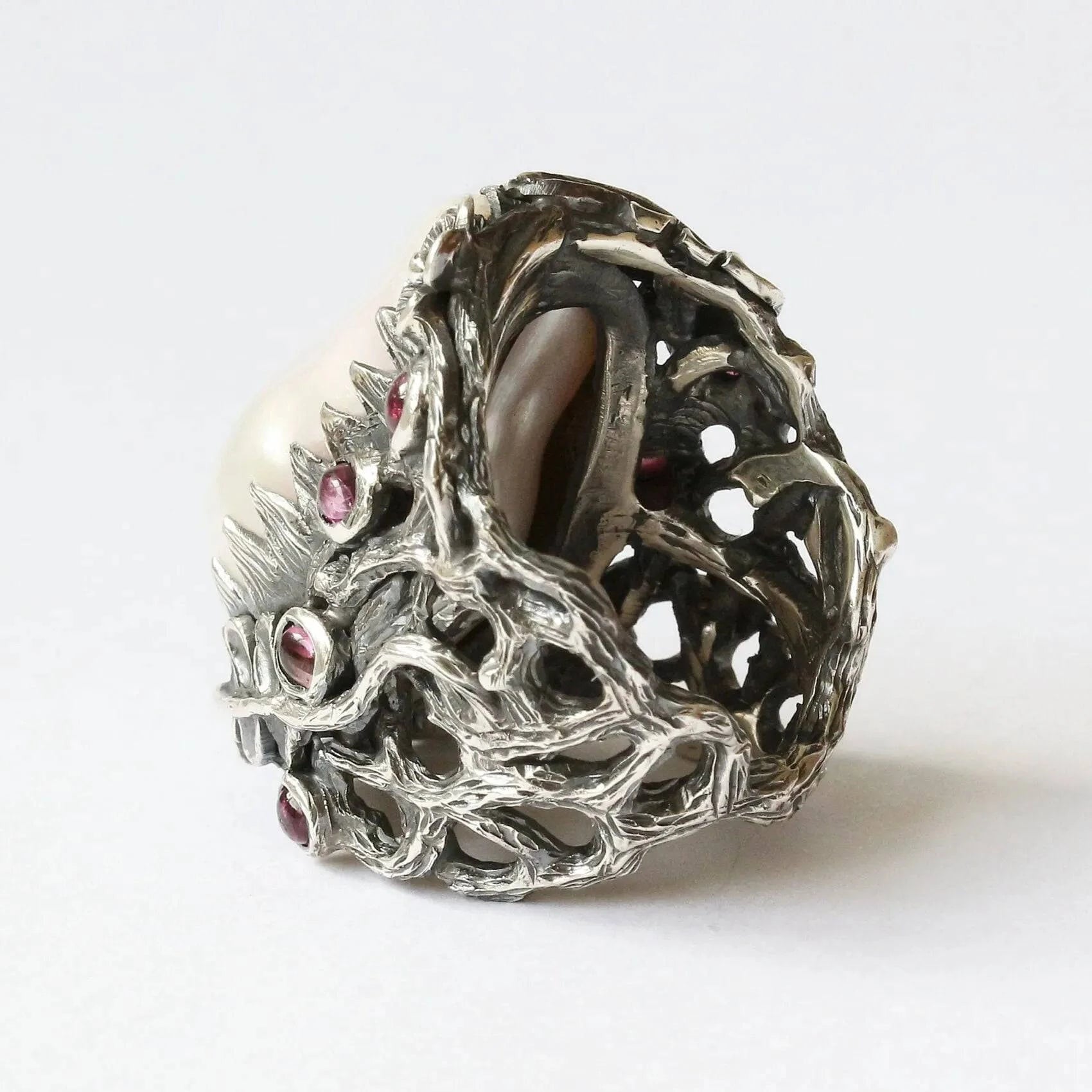 Mystic Innocence Ring with Mother of Pearl