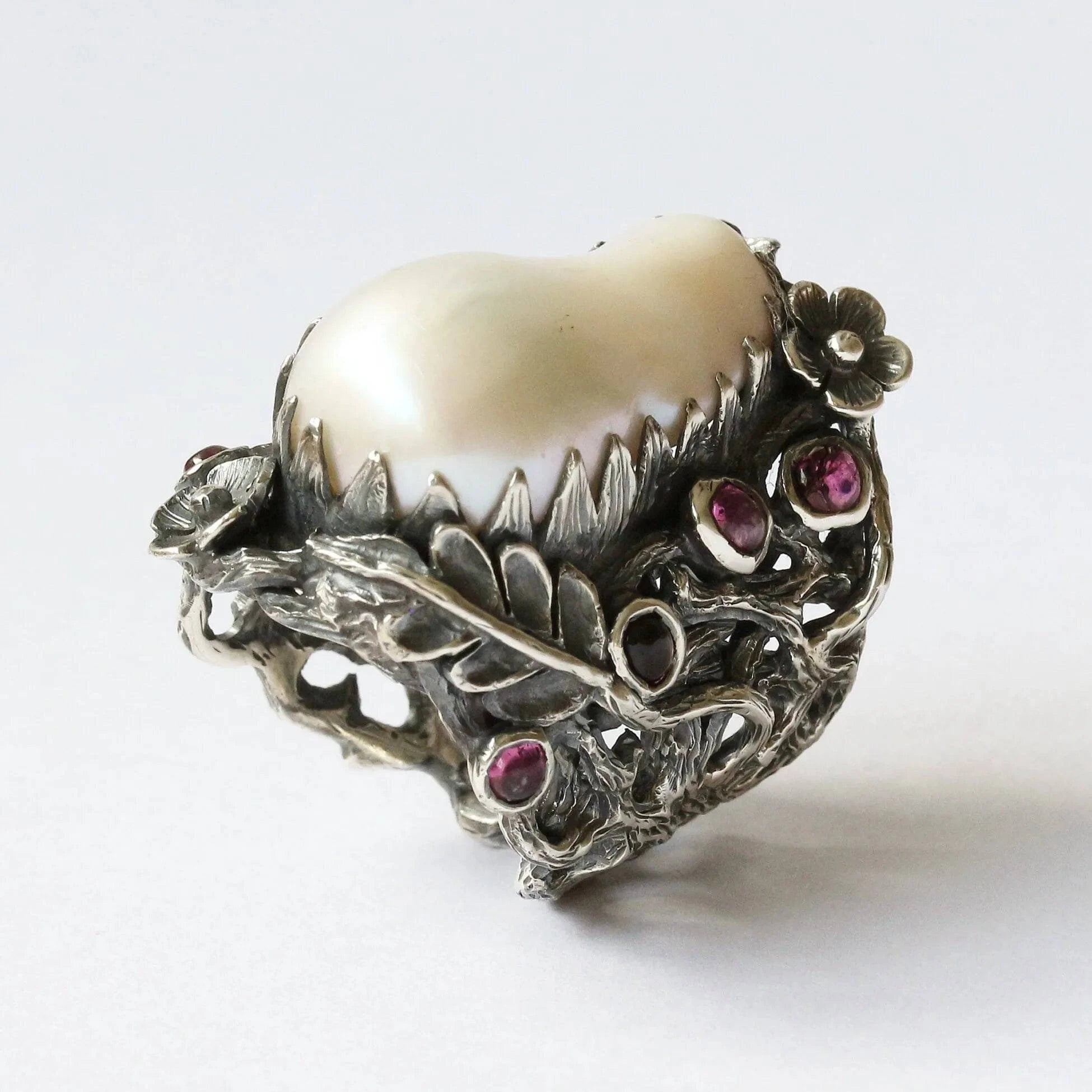 Mystic Innocence Ring with Mother of Pearl