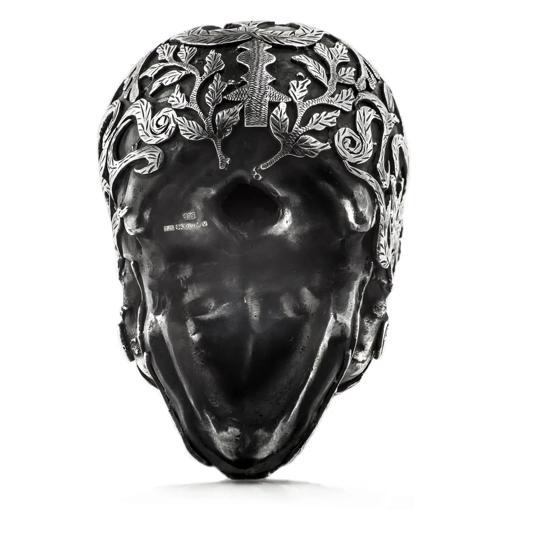 Mystic Burmese Ruby Tiara Skull