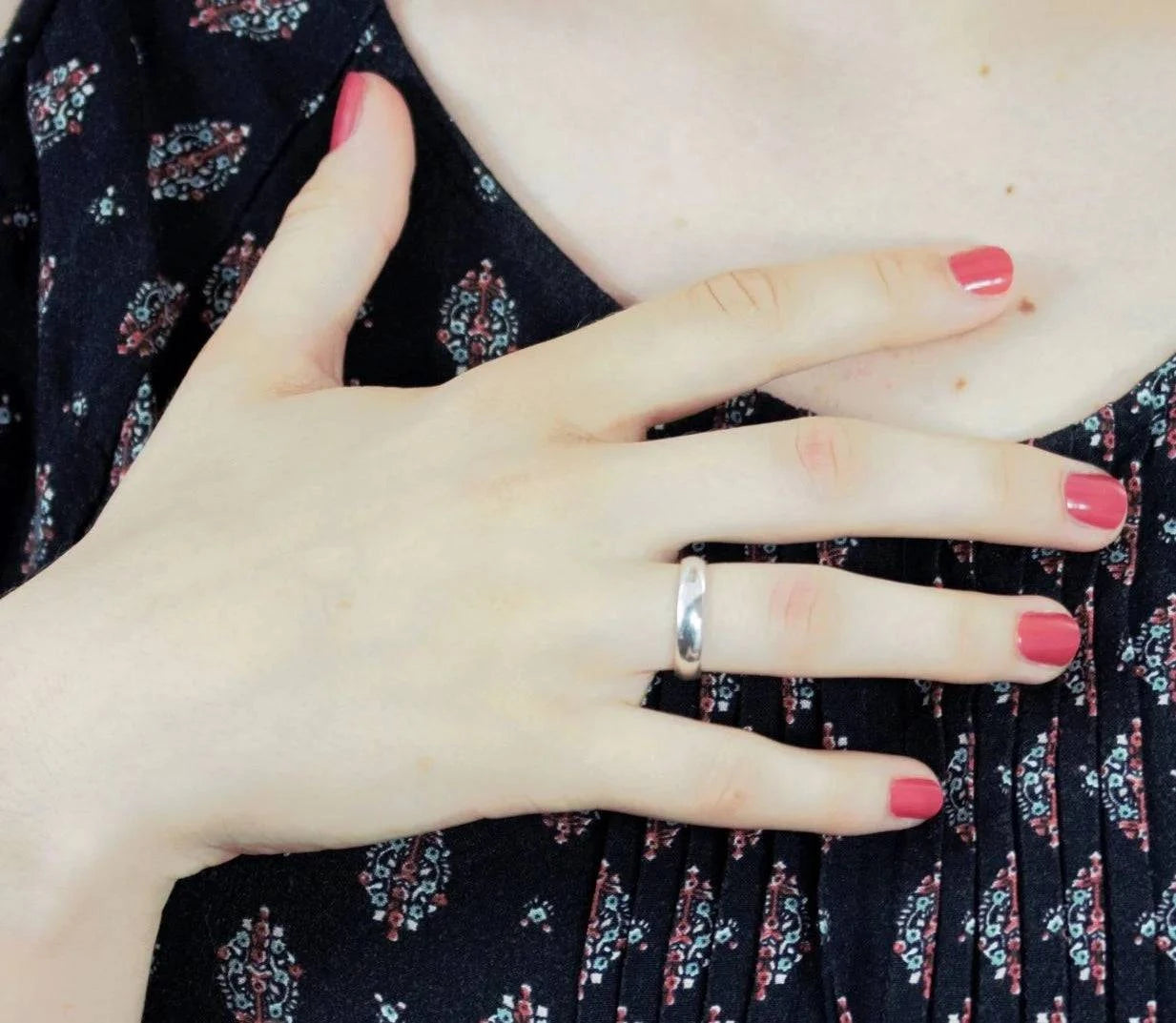 True Love Wedding Band for Him/Her in Sterling Silver