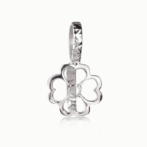 Flower Pendant Pinch Bail in Sterling silver